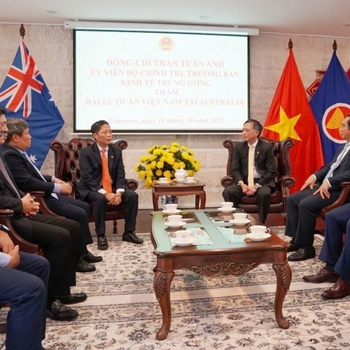 Đoàn đại biểu cấp cao Việt Nam thăm, làm việc tại Australia